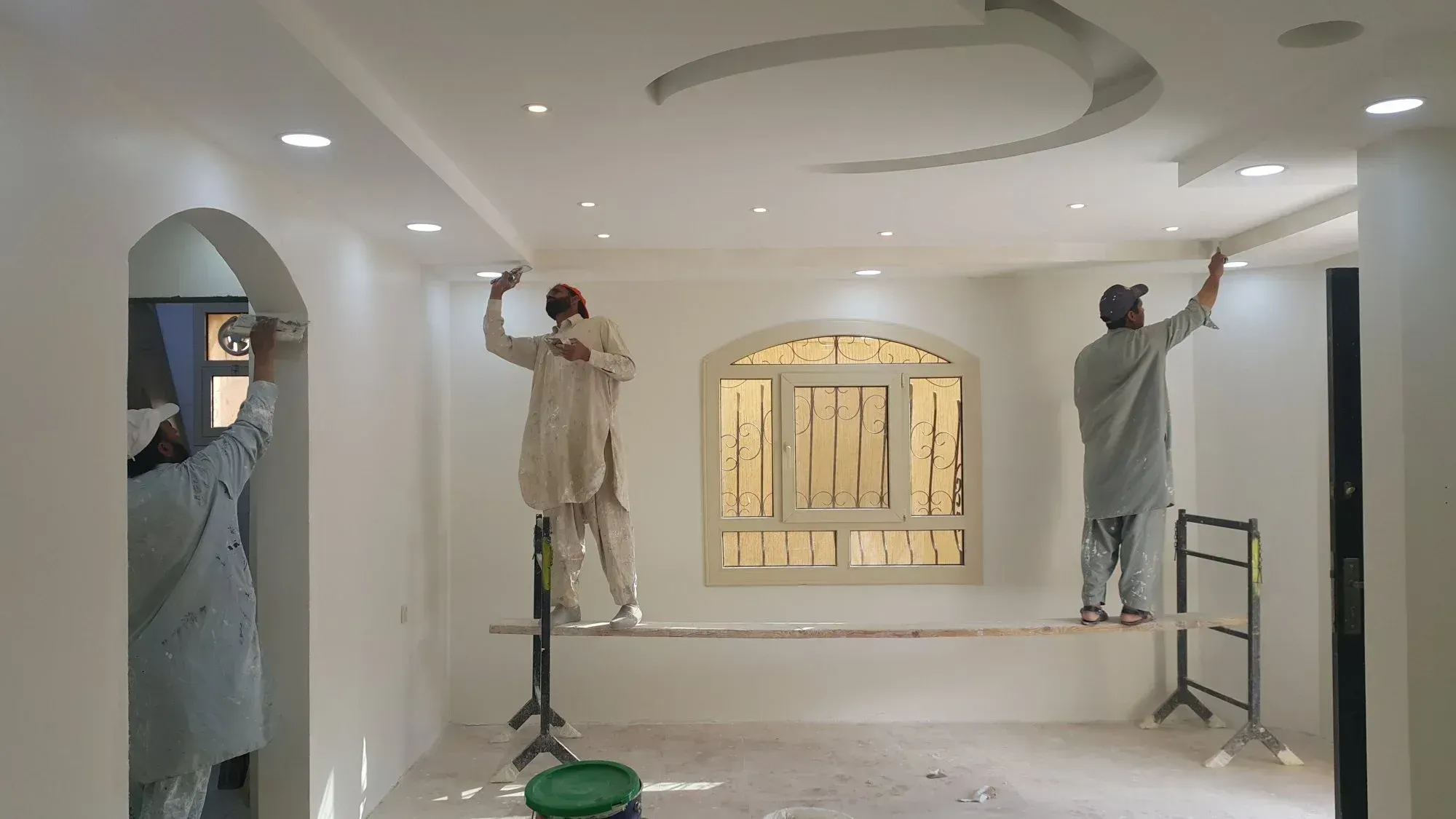 معلم ديكورات حي المنصورية في وسط مدينة الرياض