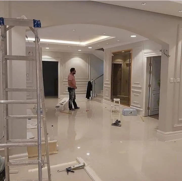 دهانات داخلية عصرية في حي النسيم الغربي