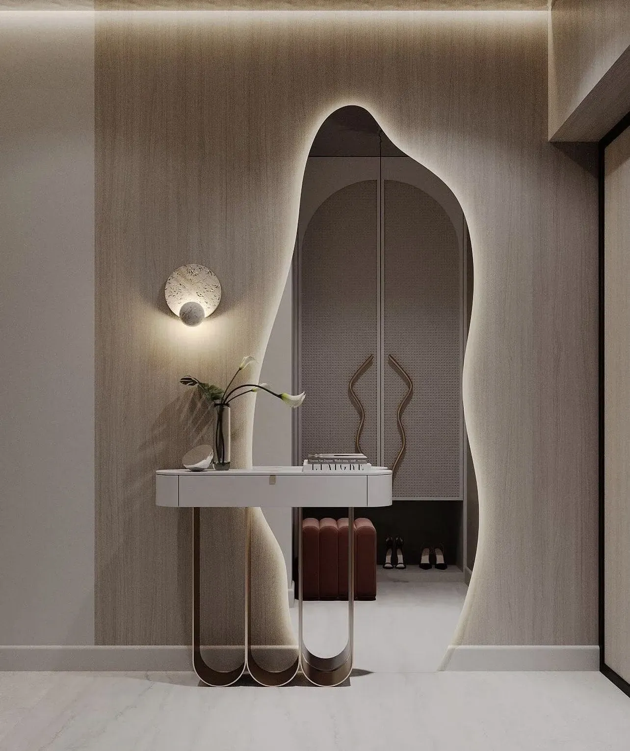 دهانات وديكورات عصرية وديكورات مرايا حديثة ومبتكرة لعام2026 