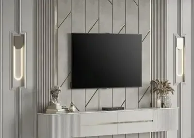 ديكورات شاشات خشبية بسيطة في حي دار البيضاء بالرياض 